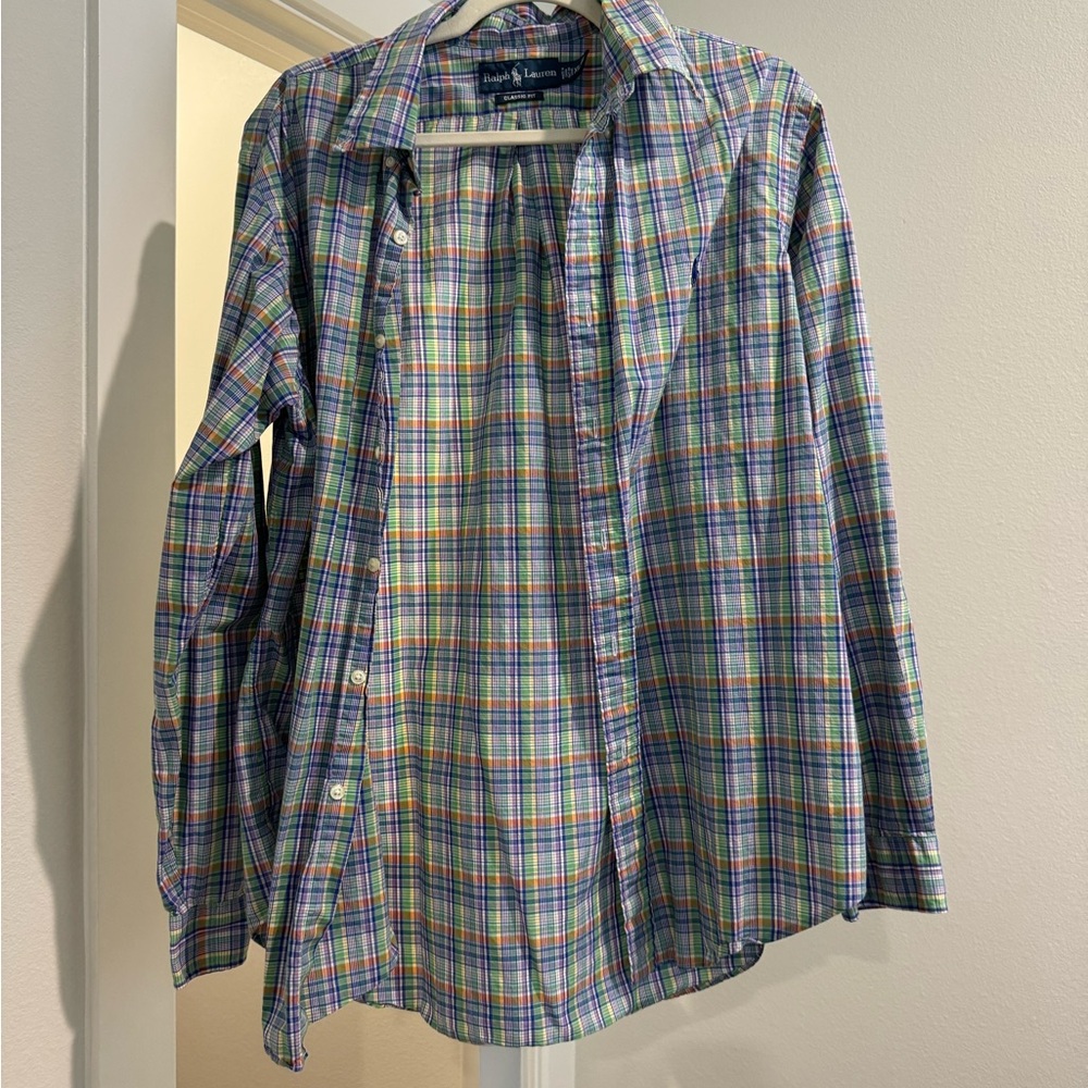 Men's Multicolor Plaid Shirt